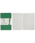 Комплект джобни тефтери Moleskine Volant Notebook – Зелен, бели листа - 3t