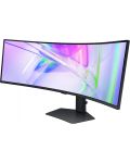 Монитор Samsung - ViewFinity S9 49C950, 49'', DQHD, 120Hz, 4ms, VA, USB hub, черен - 9t