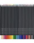 Моливи Faber Castell - Black Edition, 24 цвята - 2t