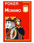 Пластични карти Modiano Jumbo Index - 4 Corner (червени) - 5t