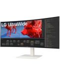 Монитор LG - 38WR85QC-W, 37.5'', WQHD+, IPS, 144Hz, 1ms, curved, бял - 2t