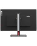 Монитор Lenovo - ThinkVision T27h-30, 27", QHD, IPS, Anti-Glare, USB хъб - 5t