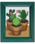 Мозайка с рамка и пиксели Pixelhobby Classic - Кактуси - 1t