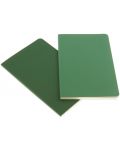 Комплект джобни тефтери Moleskine Volant Notebook – Зелен, бели листа - 2t