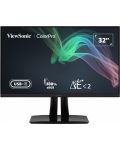 Монитор ViewSonic - ColorPro VP3256-4K, 31.5'', 4K, IPS, USB Hub - 1t