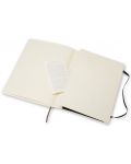 Тефтер с меки корици Moleskine Classic Notebook XL – Черен, бели листа - 4t
