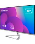 Монитор ViewSonic - VX3276-MHD-3, 31.5'', FHD, IPS, сребрист - 3t