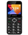 Мобилен телефон myPhone - Halo 3, 2.3'', 32GB, LTE, Black - 1t