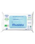 Мокри кърпички Mustela - С 99% вода и натурални съставки, 60 броя - 1t