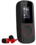 MP3 плейър Energy Sistem - MP3 Clip Bluetooth, 8GB, черен/червен - 1t