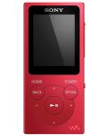 MP4 плейър Sony - NW-E394 Walkman, червен - 3t