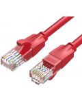 Мрежов кабел Vention - IBERF, RJ45/RJ45, 1m, червен - 1t