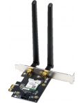 Мрежови адаптер ASUS - PCE-AXE5400, 2.4Gbps, черен - 3t