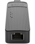 Мрежови адаптер Orico - UTK-U3-BK, USB-A/RJ-45, 1000Mbps, черен - 5t