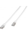 Мрежови кабел Vivanco - 45330, RJ45/RJ45, 0.5m, бял - 1t
