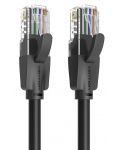Мрежов кабел Vention - IBEBI, RJ45/RJ45, 3m, черен - 1t