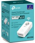Мрежови адаптер TP-Link - Powerline TL-WPA8631P, 1.3Gbps, бял - 5t