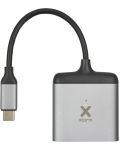 Мрежови адаптер A-solar - Xtorm XC202, USB -C/2x HDMI, сив - 4t