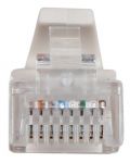 Мрежов кабел VCom - NP512B-3m, RJ45/RJ45, 3m, сив - 2t