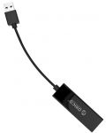 Мрежови адаптер Orico - UTJ-U3-BK, USB-A/RJ-45, 1000Mbps, черен - 2t