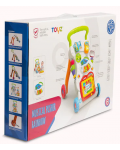 Музикална играчка за прохождане Caretero Toyz - Тюркоаз - 10t