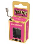 Музикална кутия с манивела Kikkerland - Pink Panther - 1t