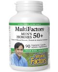 MultiFactors Men's Hommes 50+, 90 капсули, Natural Factors - 1t