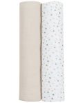 Муселинови пелени KikkaBoo - Dots Beige, 80 х 80 cm, 2 броя - 1t