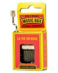 Музикална кутия с манивела Kikkerland - La Vie En Rose - 1t