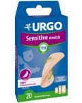 Sensitive Stretch Мултиразтегаеми пластири, 3 размера, 20 броя, Urgo - 1t