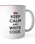 Чаша Programmer Humor: Programming - Keep Calm And Write Code - 1t