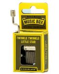 Музикална кутия с манивела Kikkerland - Twinkle, twinkle little star - 1t
