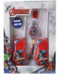Игрален комплект Marvel The Avengers - Уоки токи и часовник - 2t