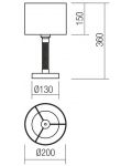 Настолна лампа Smarter - Astrid 01-1178, IP20, E27, 1x42W, xром - 2t