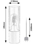 Настолна лампа Rabalux - Ronno 74050, IP 20, E27, 1 x 25 W, черна - 6t