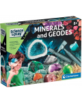 Образователен комплект Clementoni Science & Play - Лаборатория за разкопки с минерали и геоди - 1t