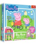 Настолна игра Big Race Peppa Pig - детска - 1t
