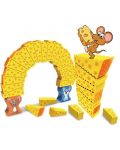 Детска игра за баланс с мишки Kingso - Кула от сирене - 2t