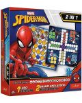 Настолна игра  2 в 1  Spider-Man (Ludo/Snakes and Ladders) - детска - 1t