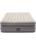 Надуваем матрак Intex - Queen Prime Comfort Elevated, сив - 1t