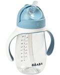 Неразливаща чаша със сламка Beaba - 300 ml, Windy Blue - 3t