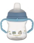 Неразливаща чаша със сламка Canpol - Bonjour Paris, 150 ml, синя - 2t