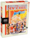 Пъзел New York Puzzle от 500 части - Коледен прозорец - 2t