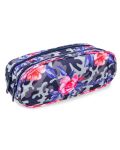 Ученически несесер Cool Pack Clever - Camo Roses, с два ципа - 1t