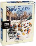 Пъзел New York Puzzle от 500 части - Пързаляне в парка - 2t
