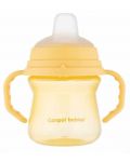 Неразливаща се чаша Canpol - 150  ml, жълта - 2t
