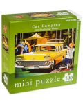 Мини пъзел New York Puzzle от 100 части - Автомобилен къмпинг, Brookwood Wagon, 1958 - 2t
