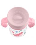 Неразливаща се чаша KikkaBoo - Deep Sea, 360°, 300 ml, Pink - 2t