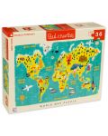 Пъзел New York Puzzle от 36 части - Карта на света - 2t