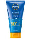 Nivea Sun Слънцезащитен лосион Protect & Moisture Ultra, SPF50+, 150 ml - 1t